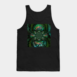 Fractal with keyhole Tank Top